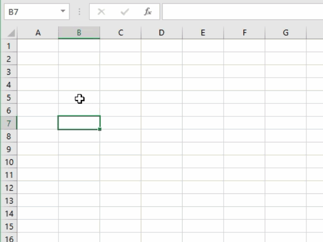Os cursores do mouse no Excel - Manual do Excel